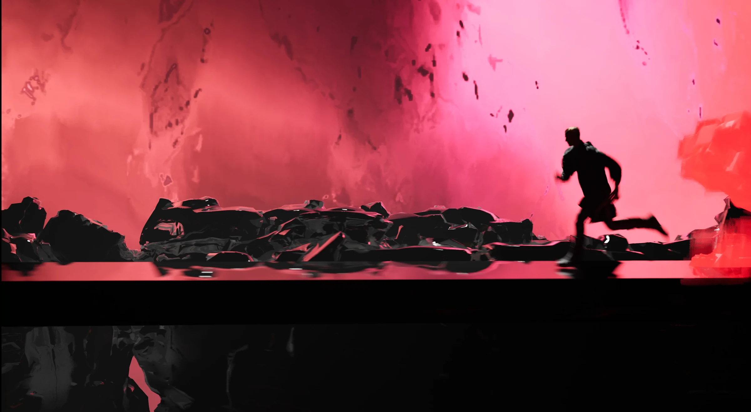 Running through red light
