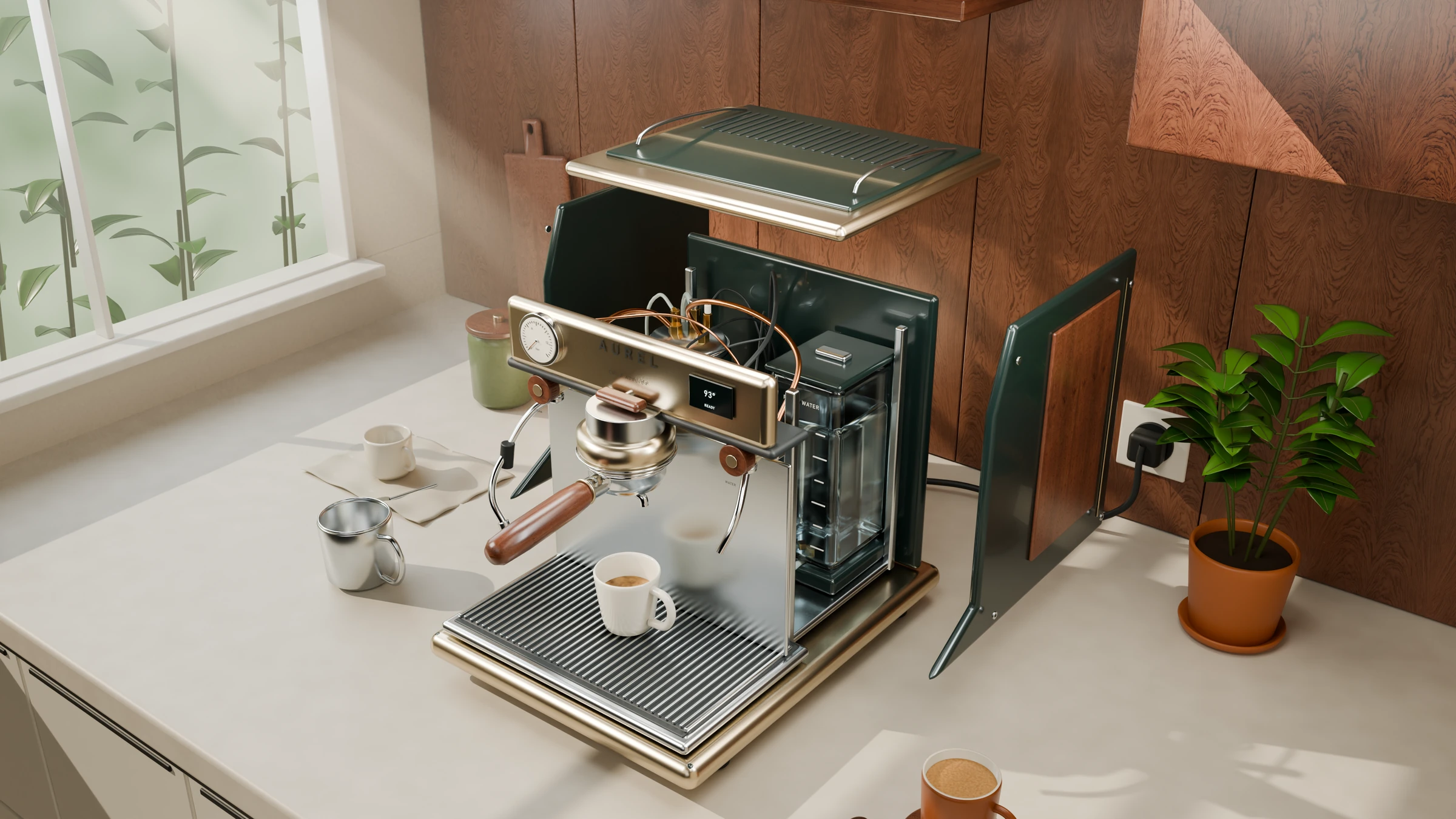 Exploded view / the components behind the daily ritual